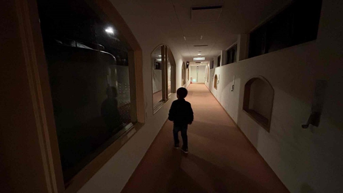 出雲市大社町にある『島根ワイナリー』の見学通路