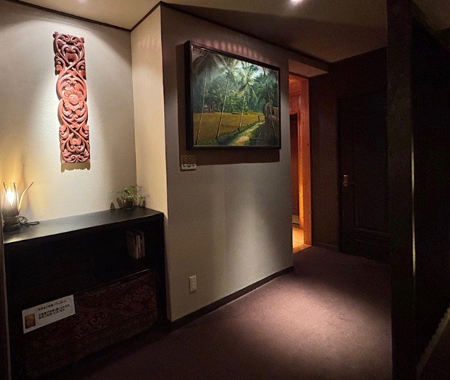 島根県出雲市の『ホテルリッチガーデン』の岩盤浴施設の内観