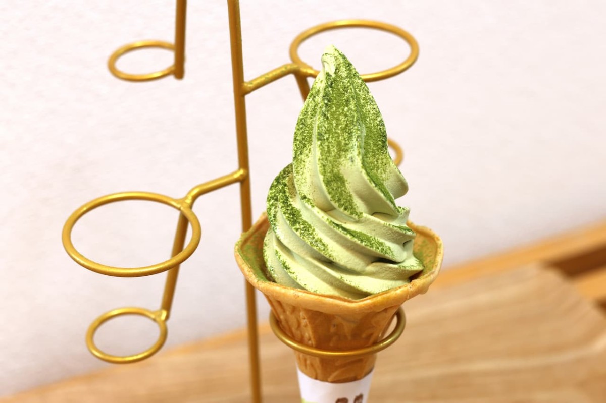 島根県松江市『OTEMAE MATSUE』の「特撰抹茶ソフトクリーム」