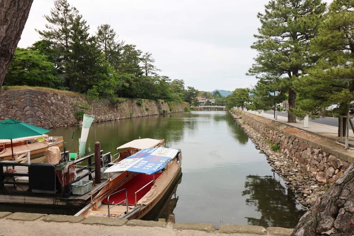 島根県松江市の堀川遊覧船乗り場